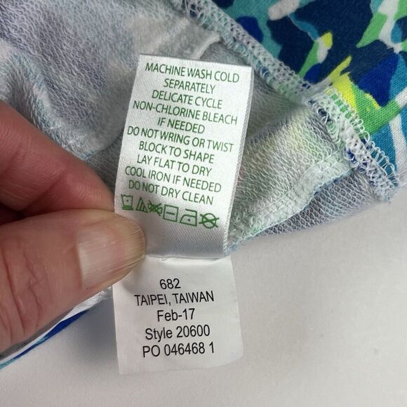 Lilly Pulitzer Skipper Popover 1/4 Zip Pullover Top XS Dive In Colorful Preppy - Picture 12 of 12